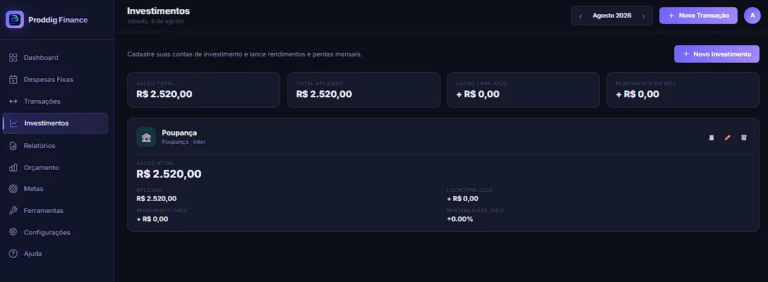 Investimentos