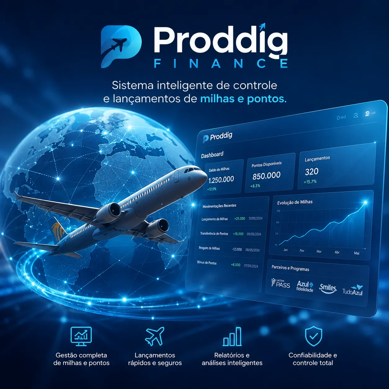 Módulo de Milhas do Proddig Finance